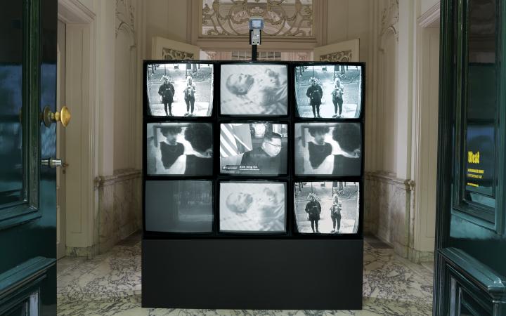 Blick in die Ausstellung »Radical Software. The Raindance Foundation, Media Ecology and Video Art«, West, Den Haag