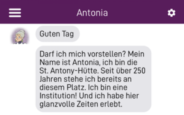 Messages from the Chatbot St. Antony 