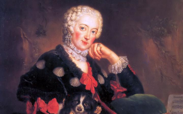 Gemälde der Komponistin Wilhelmine von Bayreuth
