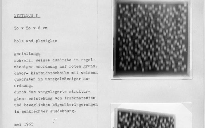 Inge Claus-Jansen, Statisch f, 1965