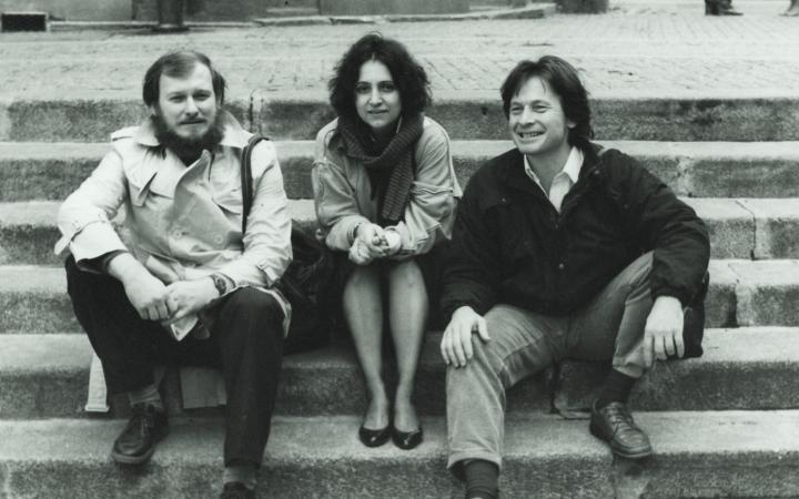 Miro A. Cimerman, Dunja Donassy-Bonačić, Vladimir Bonačić, Paris, 1984