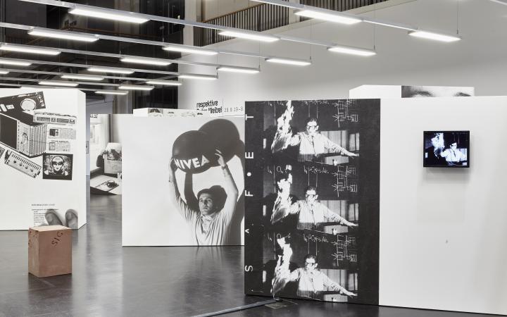 Blick in die Ausstellung »respektive Peter Weibel«, 27. September 2019 – 07. März 2020, ZKM | Zentrum für Kunst und Medien Karlsruhe