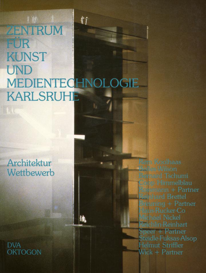 Cover of the publication »Das Zentrum für Kunst und Medien Karlsruhe. Ein Architektur Wettbewerb«