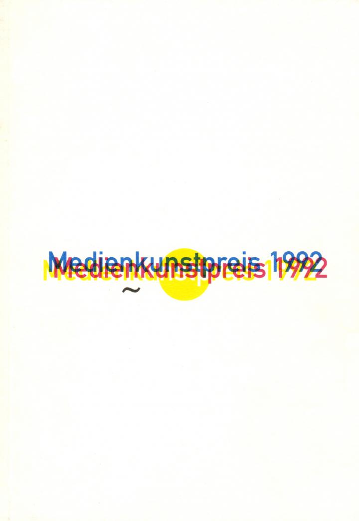 Cover der Publikation »Medienkunstpreis 1992«