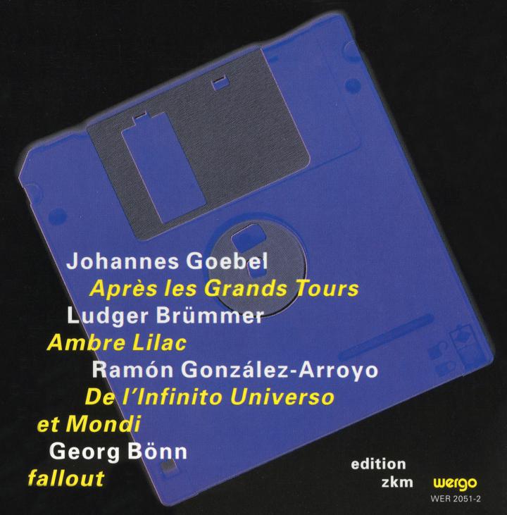 Cover der Publikation »Après les Grands Tours / Ambre, Lilac / De l’infinito Universo et Mondi / fallout«