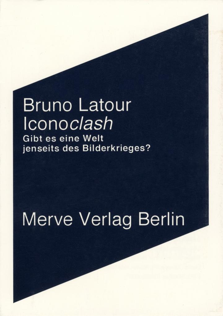 Cover of the publication »Bruno Latour: Iconoclash«