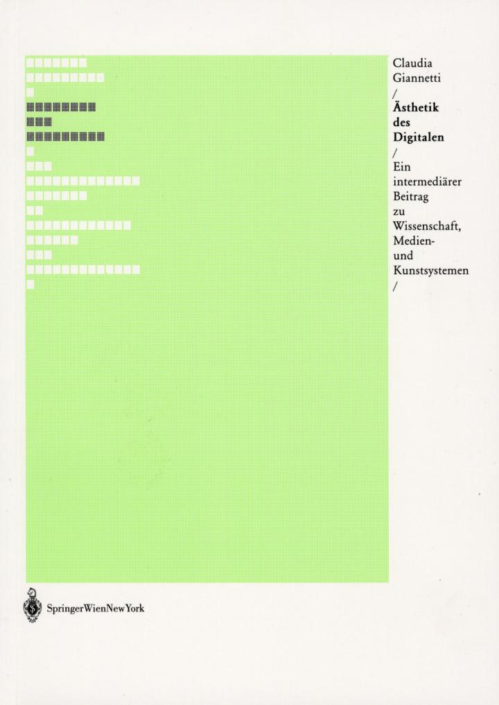 Cover of the publication »Ästhetik des Digitalen«