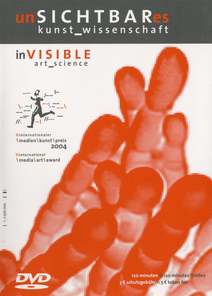 Cover of the publication »Unsichtbares. Kunst_Wissenschaft / Invisible. Art_Science«