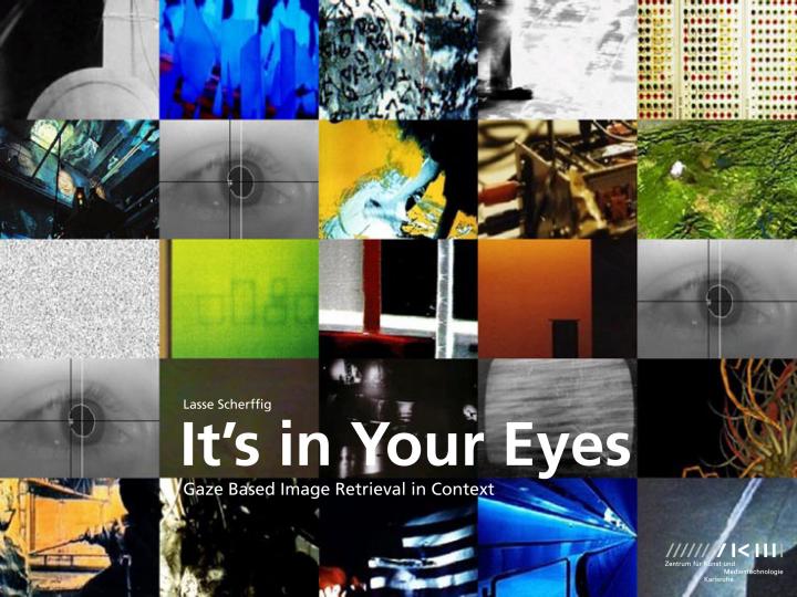 Cover der Publikation »It's in Your Eyes«