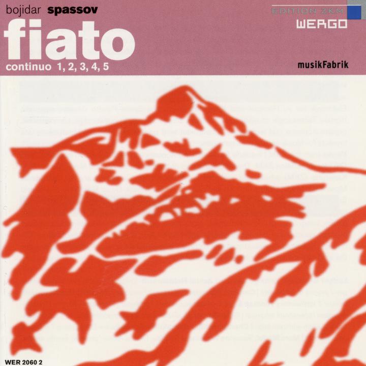 Cover of the publication »Fiato Continuo 1, 2, 3, 4, 5«
