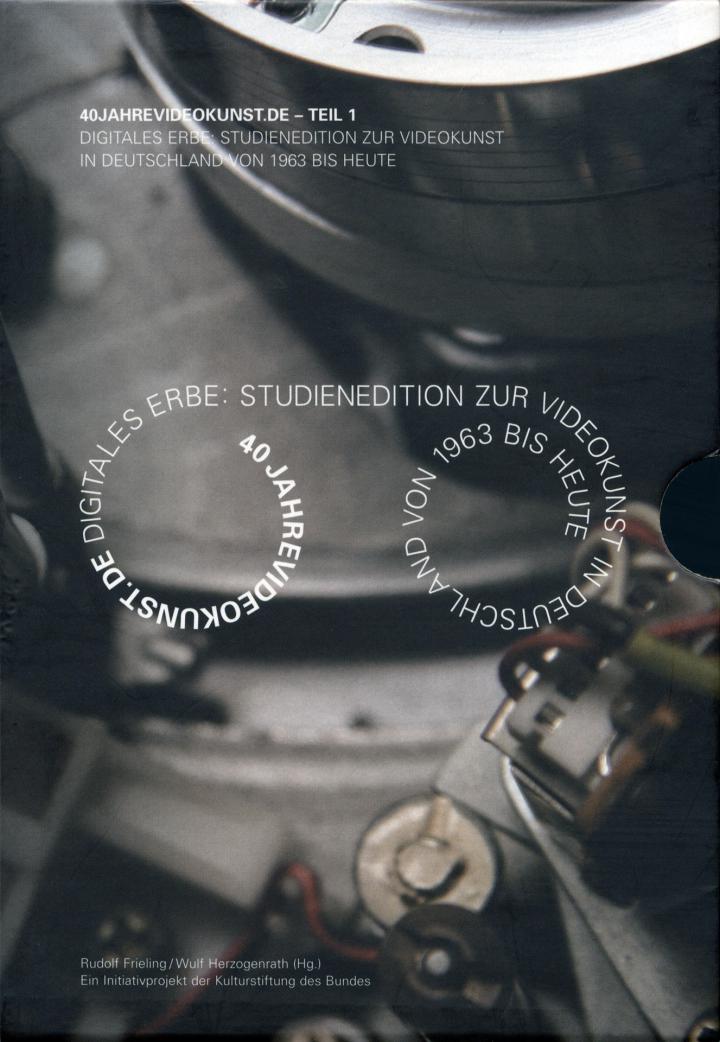 Cover der Publikation »40jahrevideokunst.de – Teil 1 / 40yearsvideoart.de – Part 1«