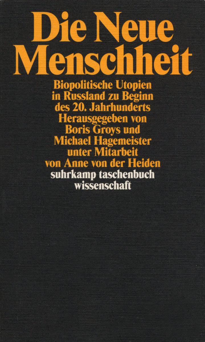 Cover of the publication »Die neue Menschheit«