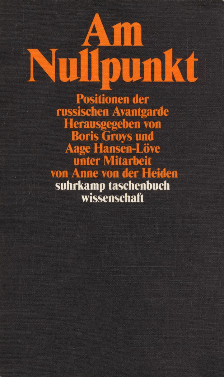 Cover of the publication »Am Nullpunkt«