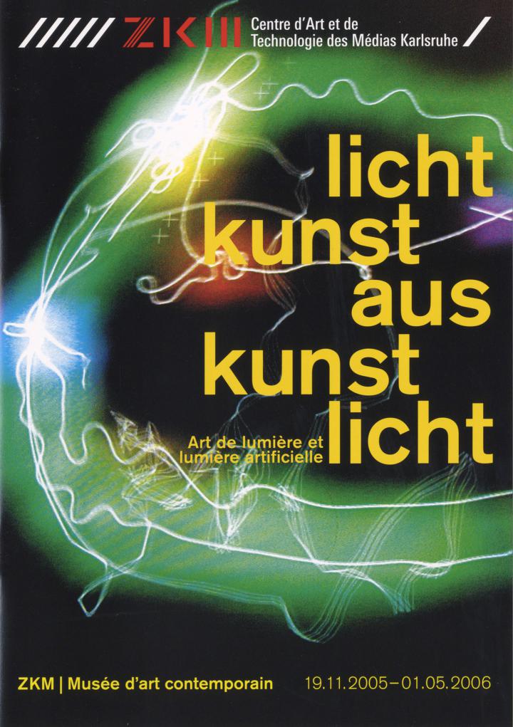 Cover der Publikation »Lichtkunst aus Kunstlicht / Art lumière et lumière arificielle«
