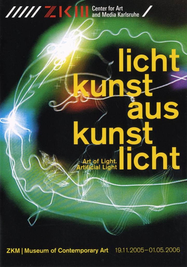 Cover of the publication »Lichtkunst aus Kunstlicht / Art of Light, Artificial Light«