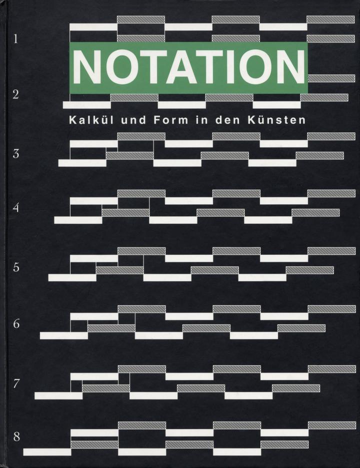 Cover of the publication »Notation«
