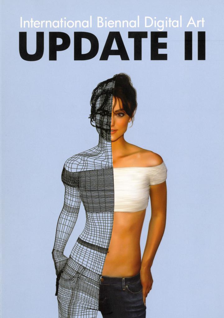 Cover of the publication »Update II. International Biennal Digital Art«