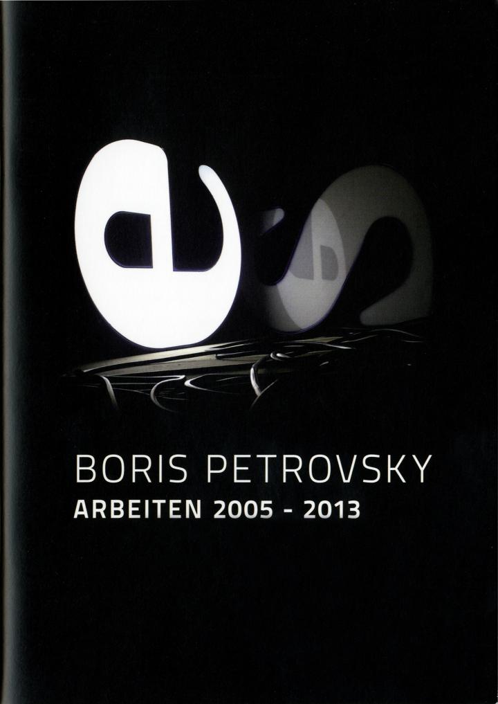 Cover of the publication »Boris Petrovsky: Arbeiten 2005–2013«