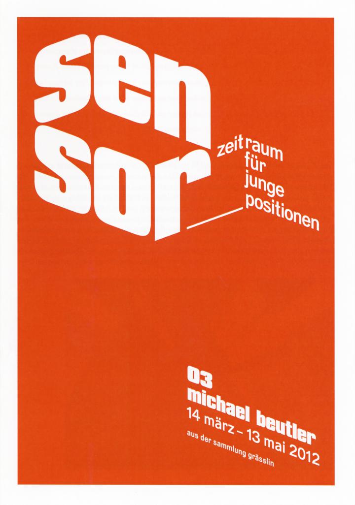 Cover of the publication »Sensor. Zeitraum für junge Positionen. 03 Michael Beutler«