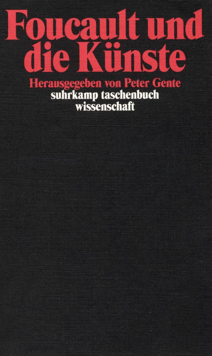 Cover of the publication »Foucault und die Künste«