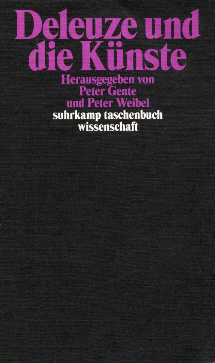 Cover of the publication »Deleuze und die Künste«