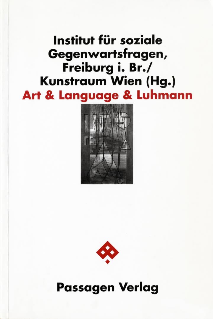 Cover of the publication »Art & Language & Luhmann III«