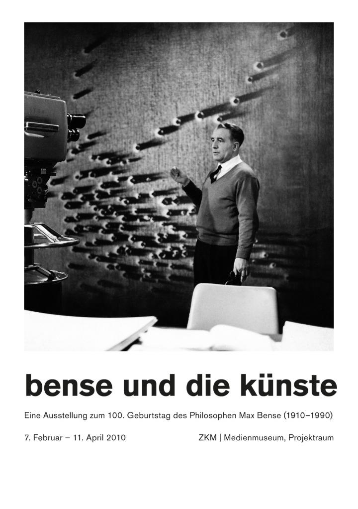 Cover der Publikation »Bense und die Künste«