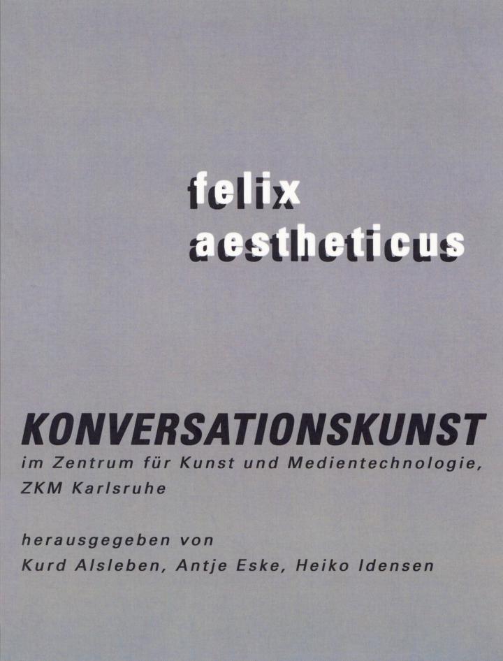 Cover of the publication »Konversationskunst«
