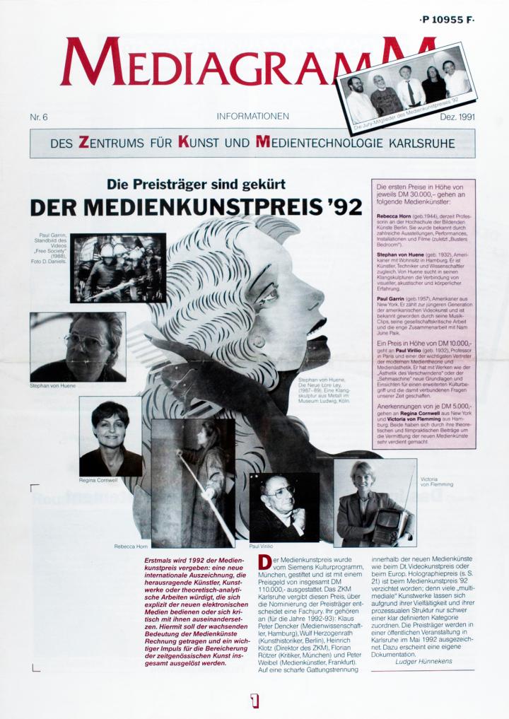Cover of the publication »Mediagramm Nr. 6«
