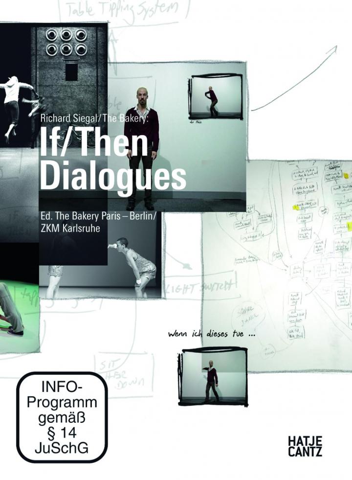  Cover of pthe ublication »If/Then Dialogues« with screenshots and text