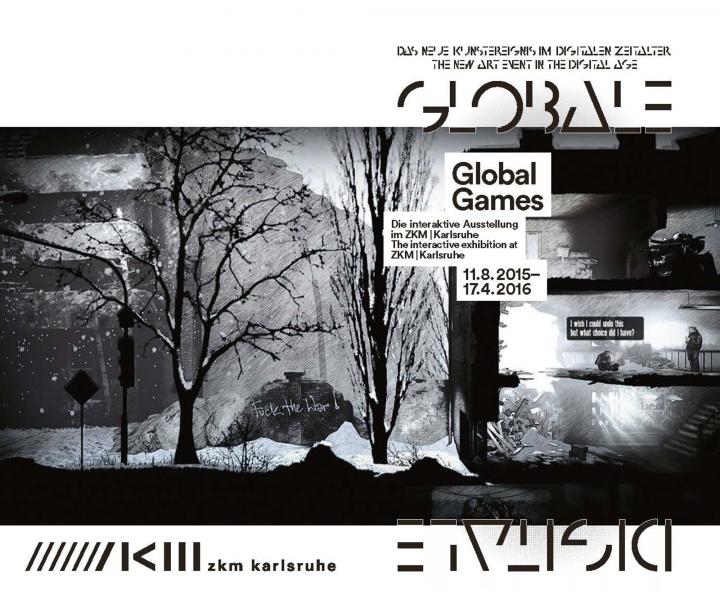 Cover des Faltblatts zur Ausstellung »Global Games«