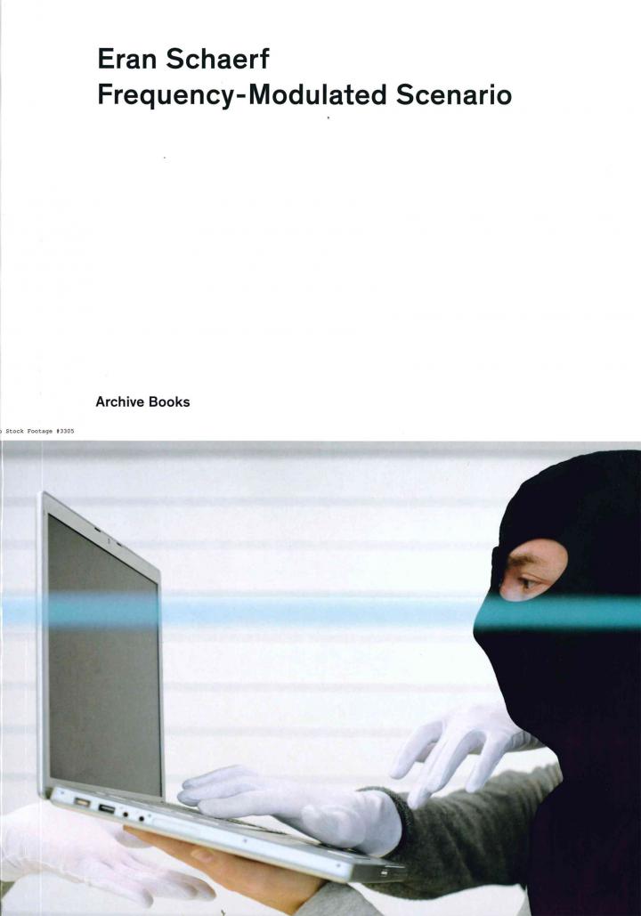Bookcover with photo: Man with a black balaclava in front of a laptop