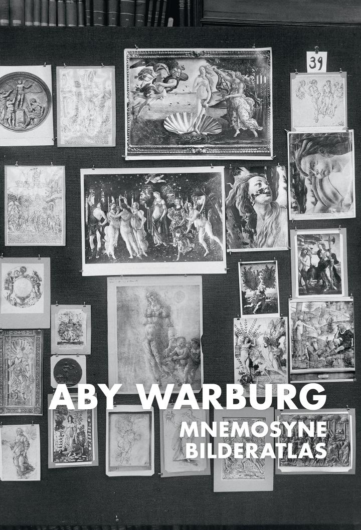 Historical photograph of Aby Warburg's image panels at the Hamburg library