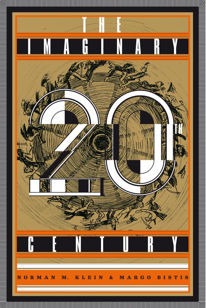 Cover der Publikation »The Imaginary 20th Century«, Schrift auf goldenem Hintergrund