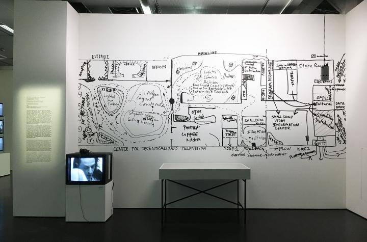 Blick in die Ausstellung »Radical Software«