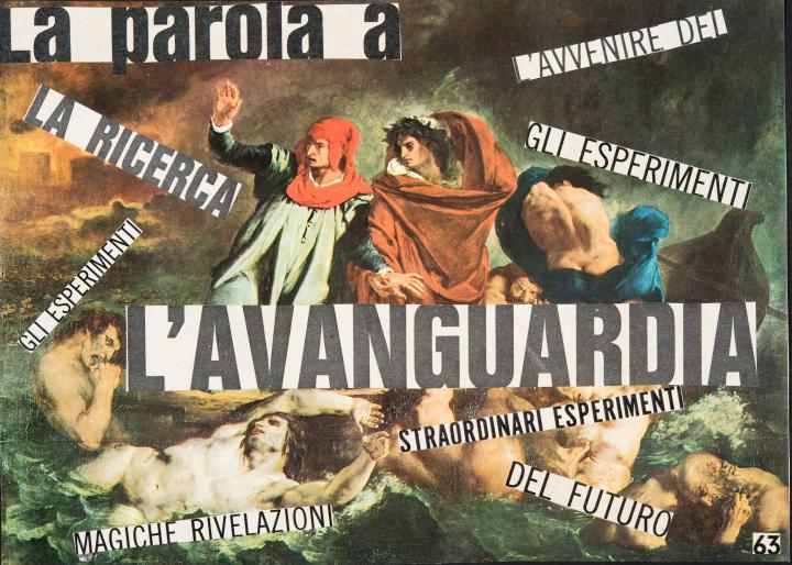 Nanni Balestrini, »Delacroix. L'avanguardia«, aus der Serie »I maestri del colore«