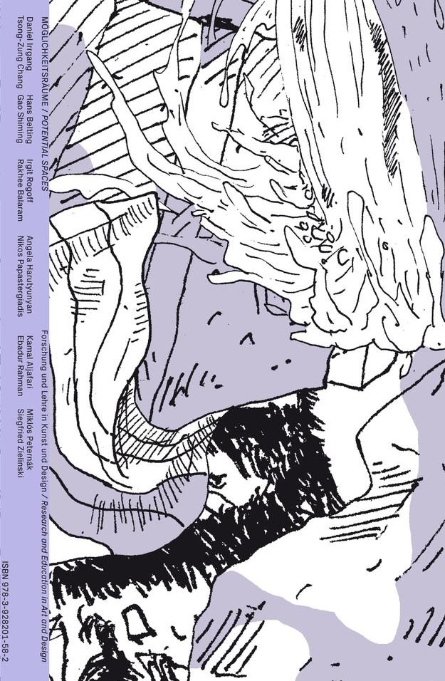 Cover der Publikation in lila, weiß und schwarz