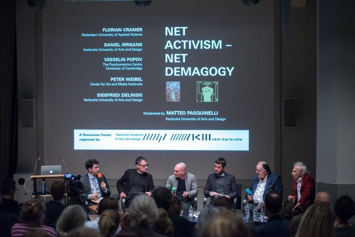 Podiumsrunde bei »Net Activism – Net Demagogy« 