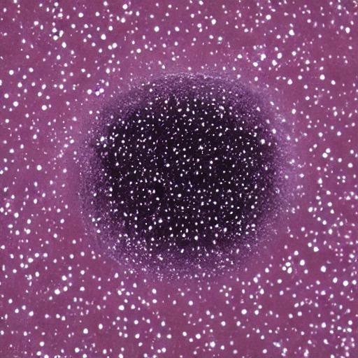 KI-generiertes violettes Universum