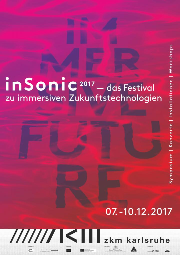 Plakat zur Veranstaltung »insonic 2017. Immersive Future«