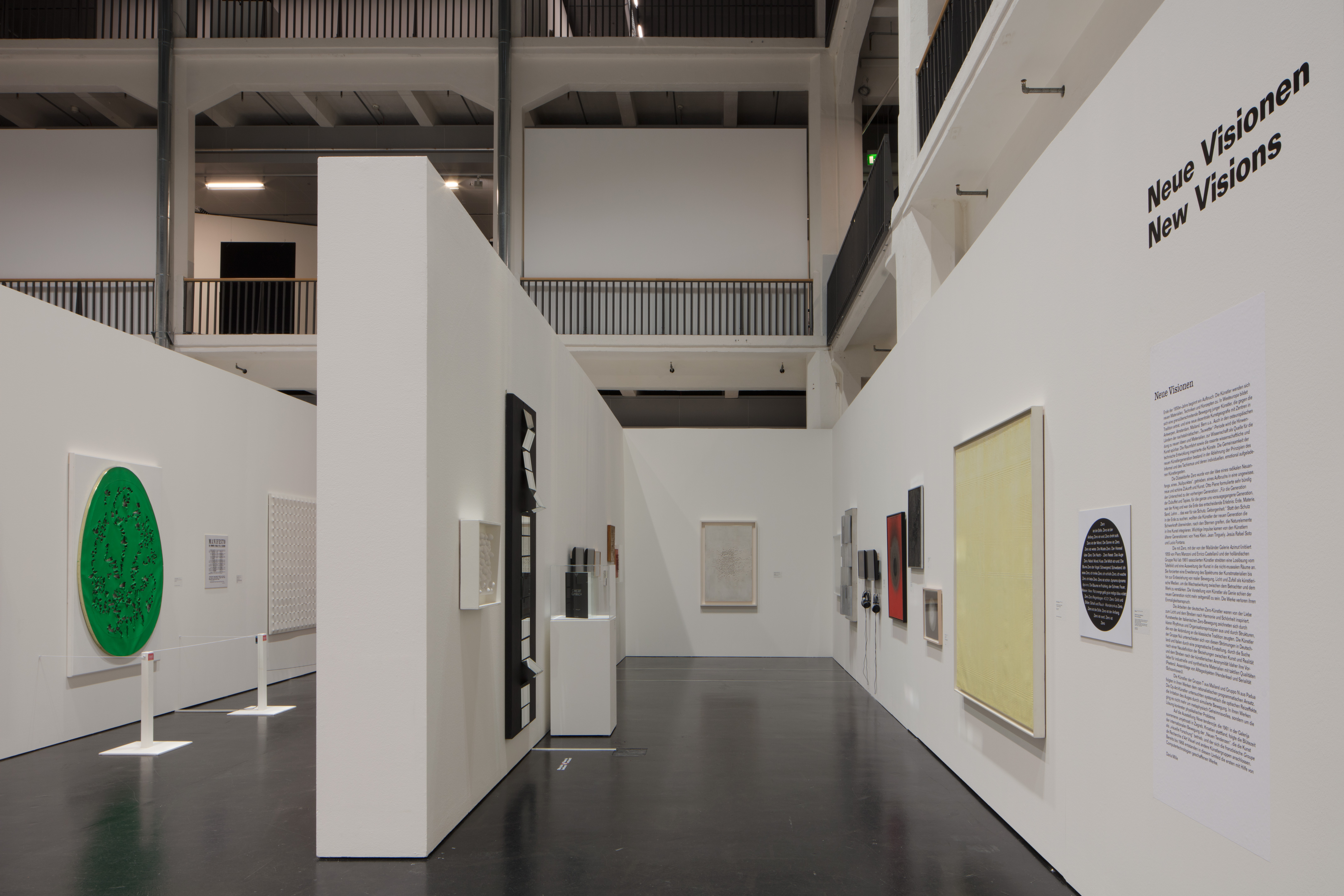 View of the exhibition »Kunst in Europa 1945–1968«.