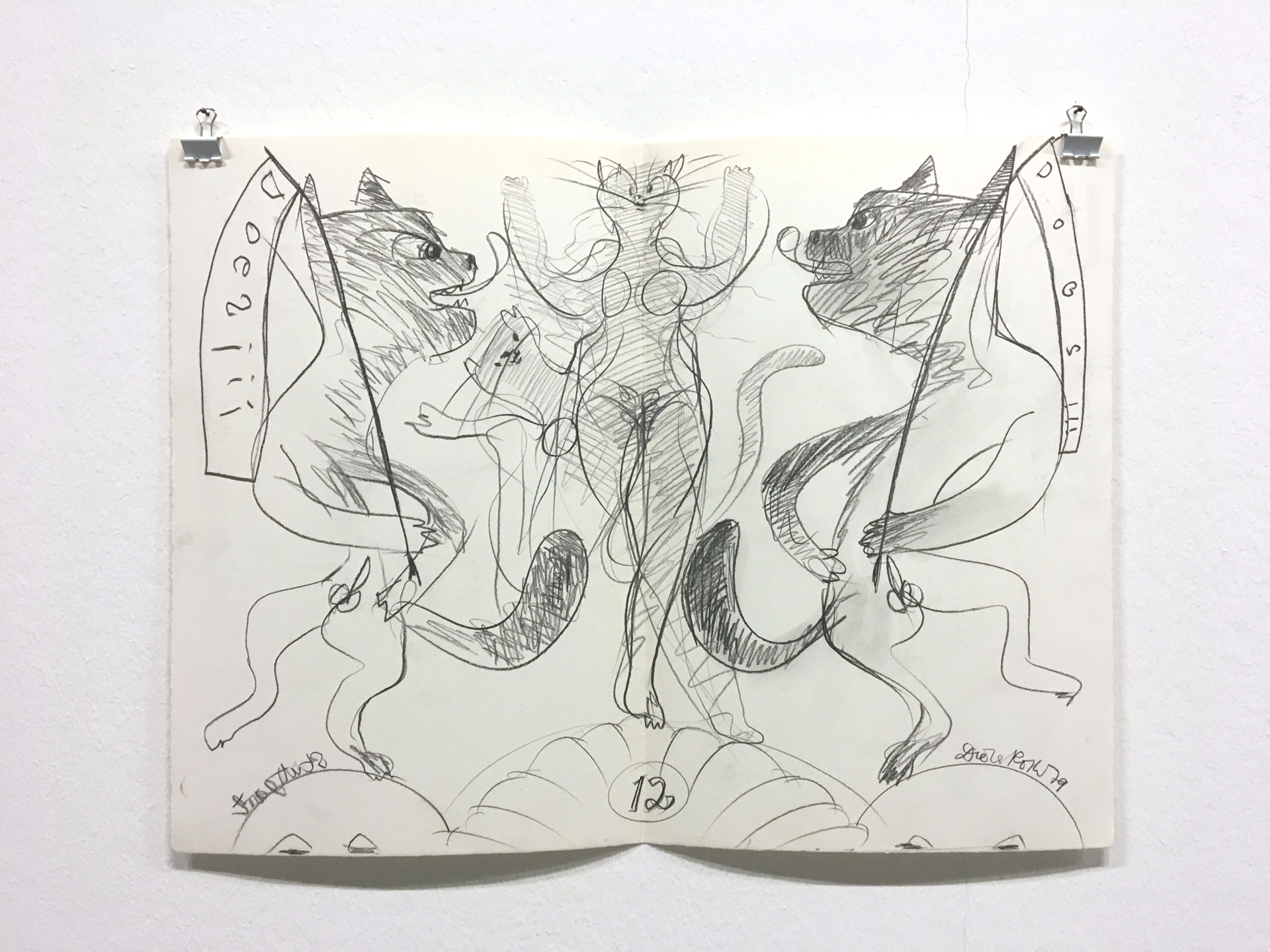 Blick in die Ausstellung »Hansjörg Mayer. The Smell of Ink«
