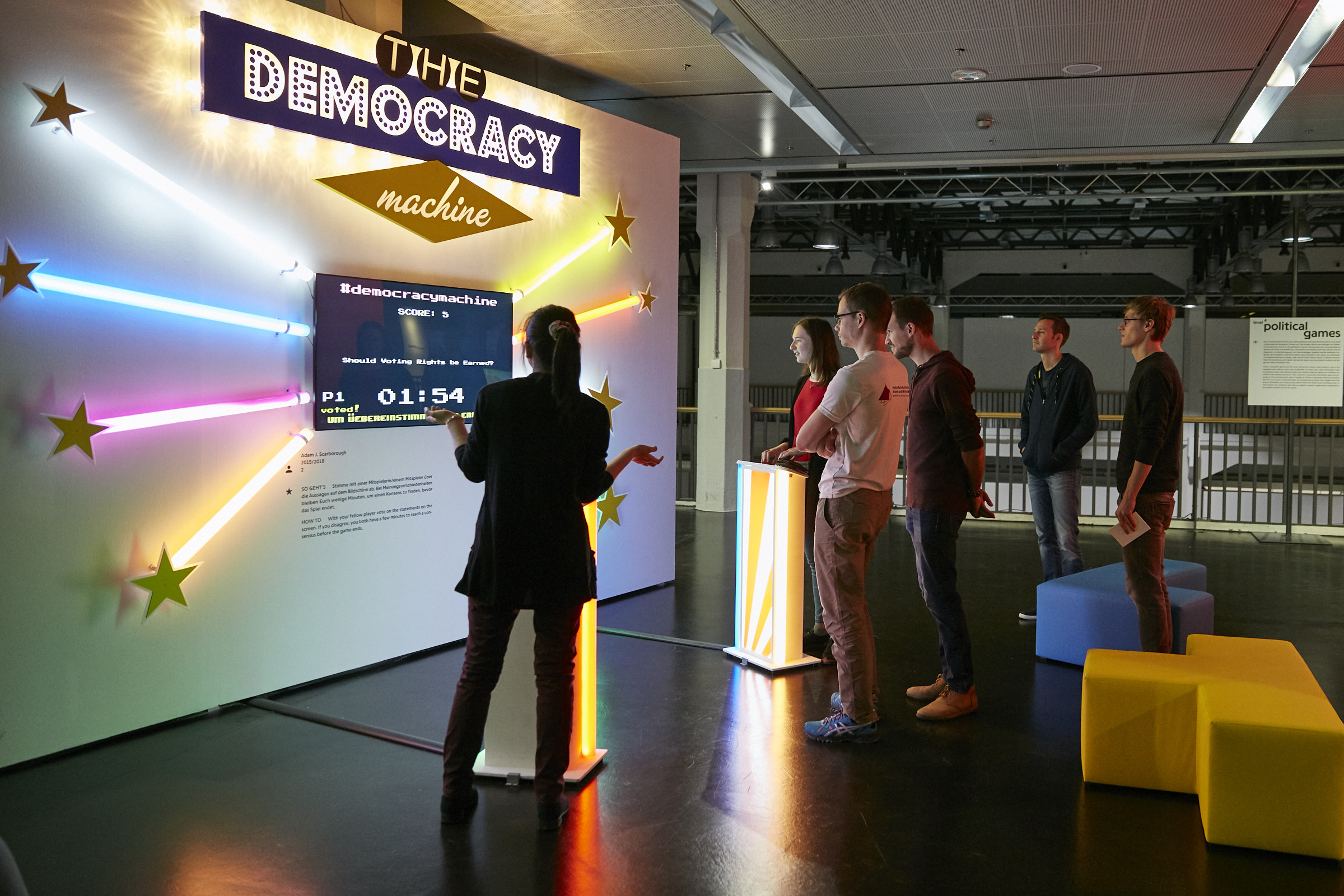 Blick in die Ausstellung »gameplay. the next level« 