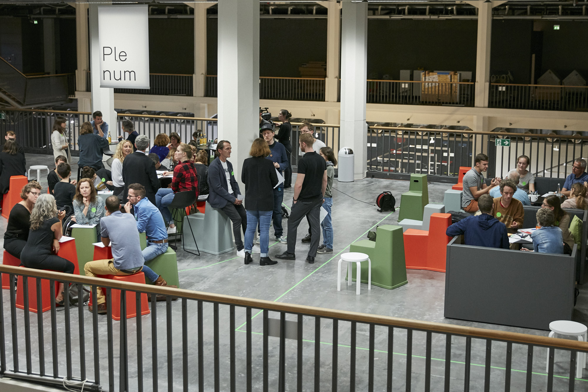 View of the BarCamp from »Learning Takes Place«