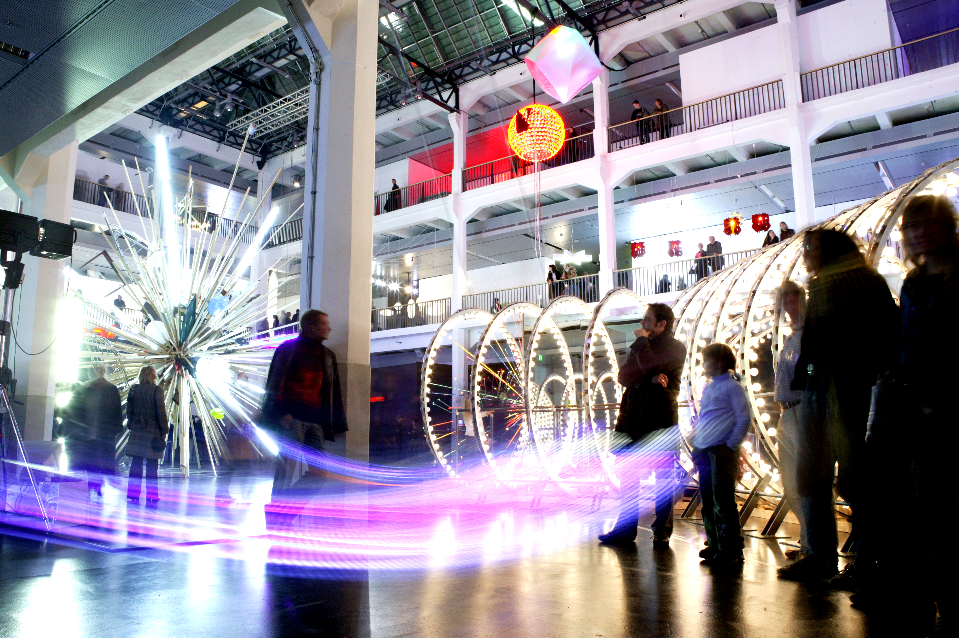 Exhibition view "Light Art from Artificial Light"