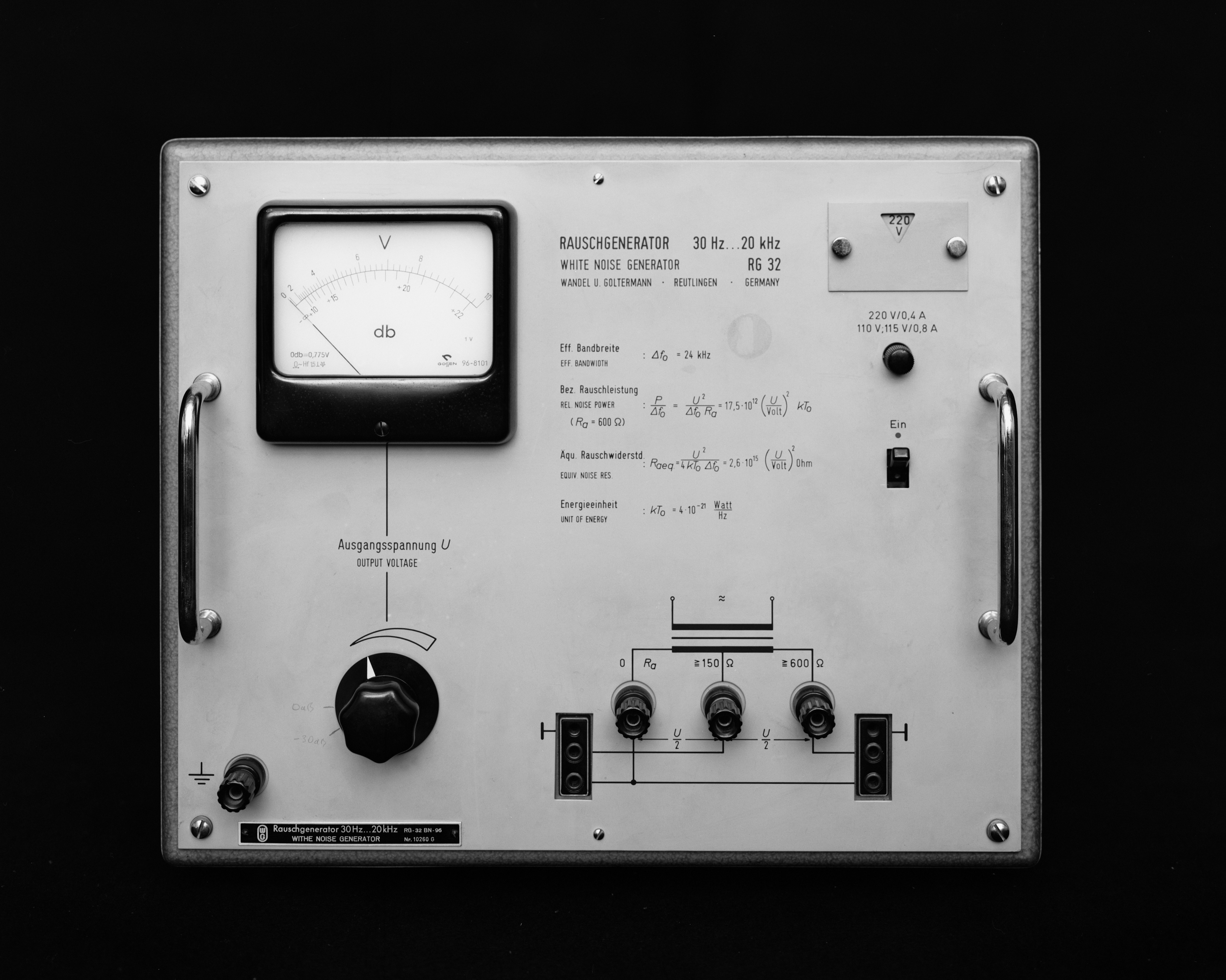 Rauschgenerator, Hermann Heiß, 1962