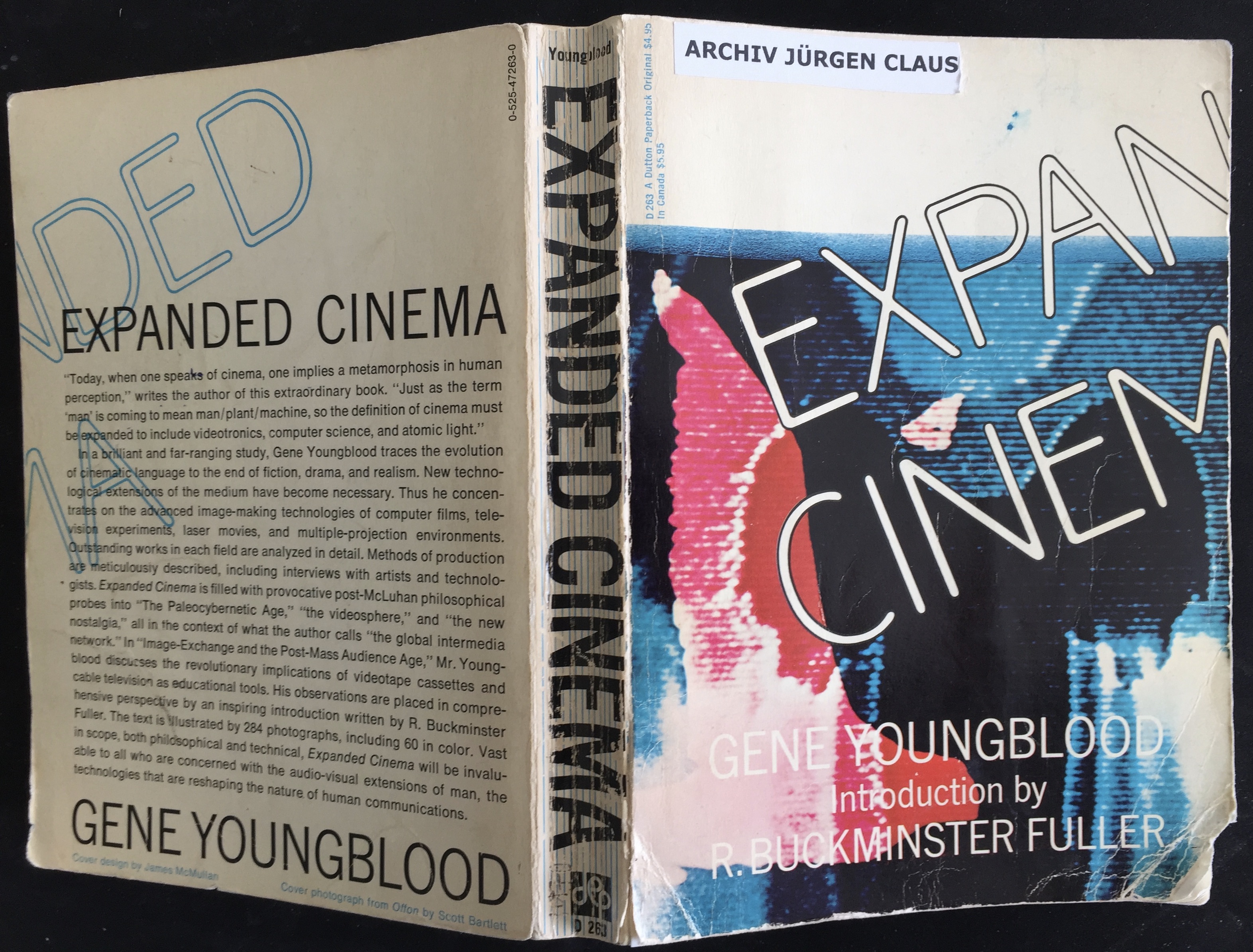 Buchcover: Erstausgabe von »Expanded Cinema«, 1970