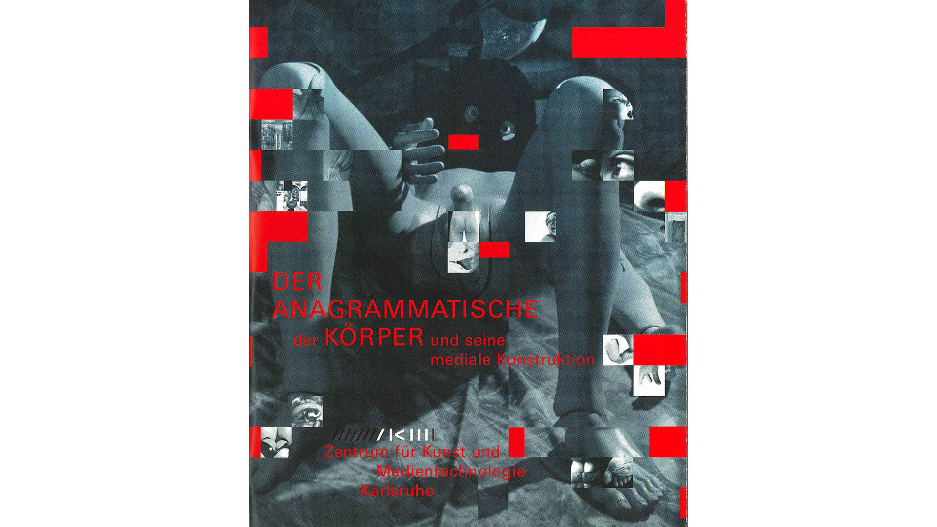 Cover of the exhibition brochure "The Anagrammatic Body" with a picture by Cindy Sherman