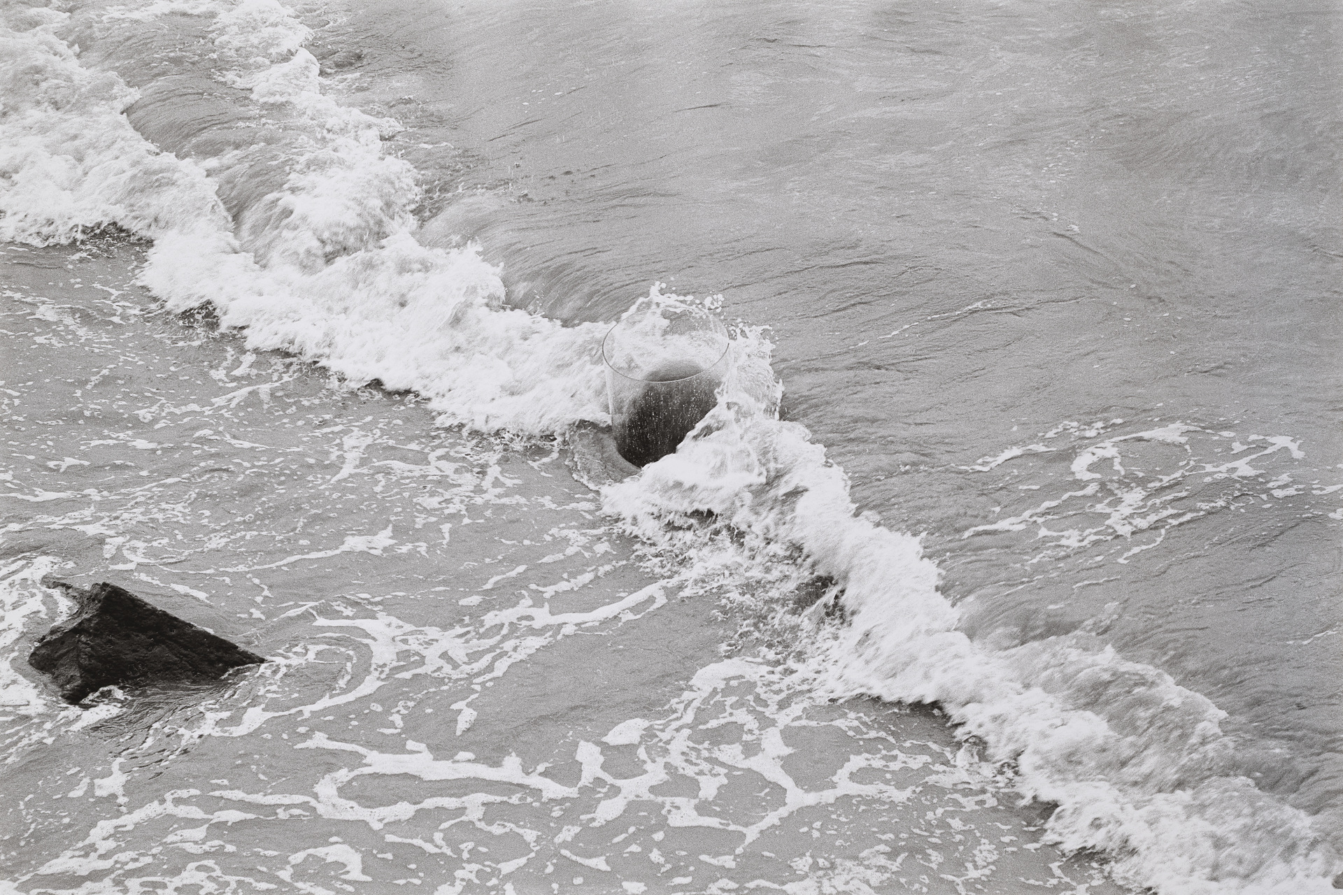 Während der Dreharbeiten zu Barry Flanagans ›A Hole in the Sea‹, Scheveningen, Niederlande, Februar 1969