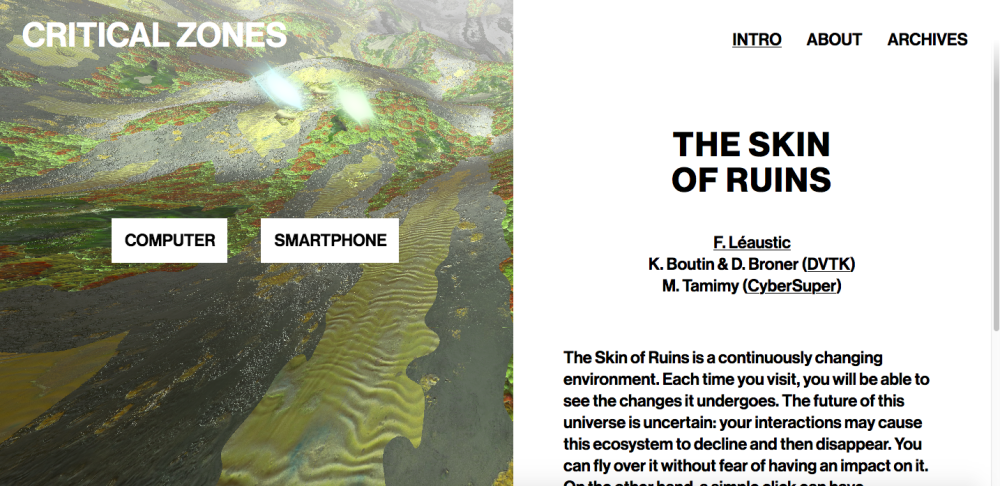 Guided Tour on the digital platform of »Critical Zones« | ZKM